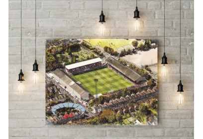 Leyton Orient FC Brisbane Road Stadium Wall Art Canvas